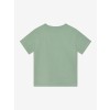 Mintgroene t-shirt - T-shirt basic badge green milieu 
